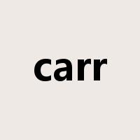carr是什么意思
