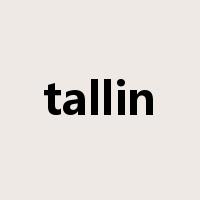 tallin是什么意思
