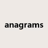 anagrams是什么意思