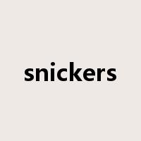 snickers是什么意思