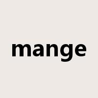 mange是什么意思
