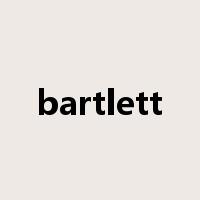bartlett是什么意思