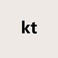 kt是什么意思