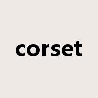 corset是什么意思