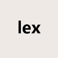 lex是什么意思