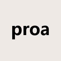 proa是什么意思