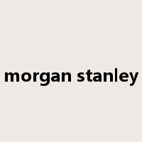 morgan stanley是什么意思