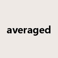 averaged是什么意思