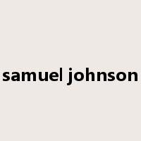 samuel johnson是什么意思