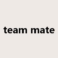 team mate是什么意思