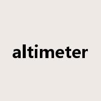 altimeter是什么意思