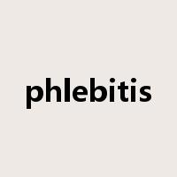 phlebitis是什么意思