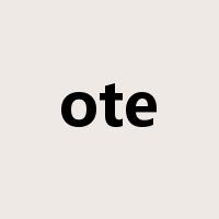 ote是什么意思