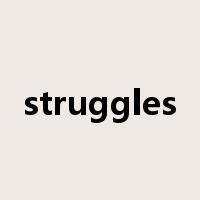 struggles是什么意思
