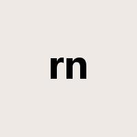 rn是什么意思