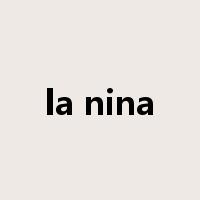la nina是什么意思