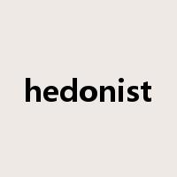 hedonist是什么意思