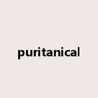 puritanical是什么意思