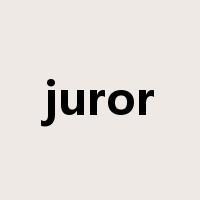 juror是什么意思