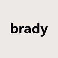 brady是什么意思