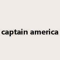 captain america是什么意思