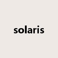 solaris是什么意思