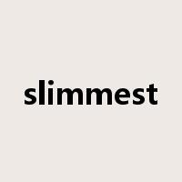 slimmest是什么意思