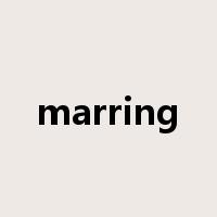 marring是什么意思