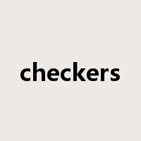 checkers是什么意思