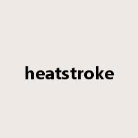heatstroke是什么意思