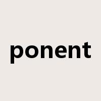 ponent是什么意思