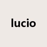 lucio是什么意思