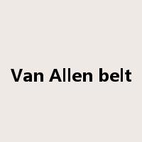 Van Allen belt是什么意思