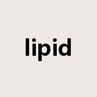 lipid是什么意思