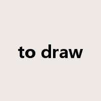to draw是什么意思