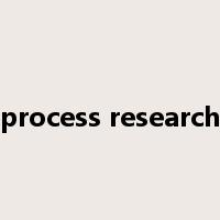 process research是什么意思