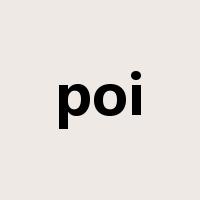 poi是什么意思