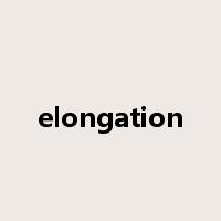 elongation是什么意思