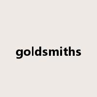 goldsmiths是什么意思