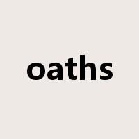 oaths是什么意思