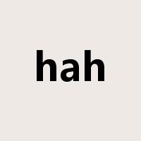 hah是什么意思
