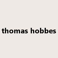 thomas hobbes是什么意思