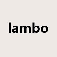 lambo是什么意思
