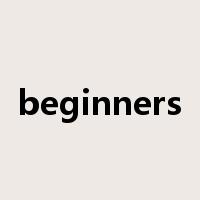 beginners是什么意思