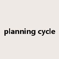 planning cycle是什么意思