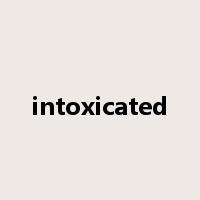 intoxicated是什么意思