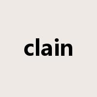 clain是什么意思