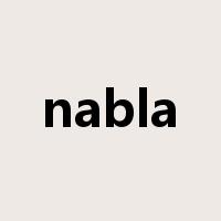 nabla是什么意思