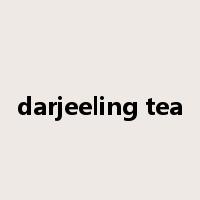darjeeling tea是什么意思