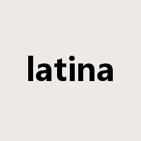 latina是什么意思